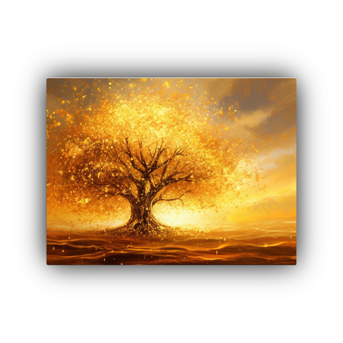 pintura-decorativa-de-rbol-dorado-con-l-neas-finas-en-tela-