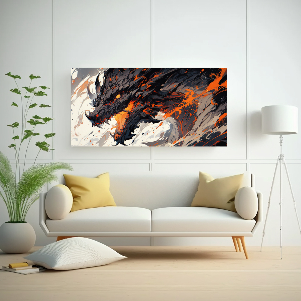 pintura-decorativa-drag-n-en-tonos-naranja-y-negro-con-atm-sfera-neonoir-1