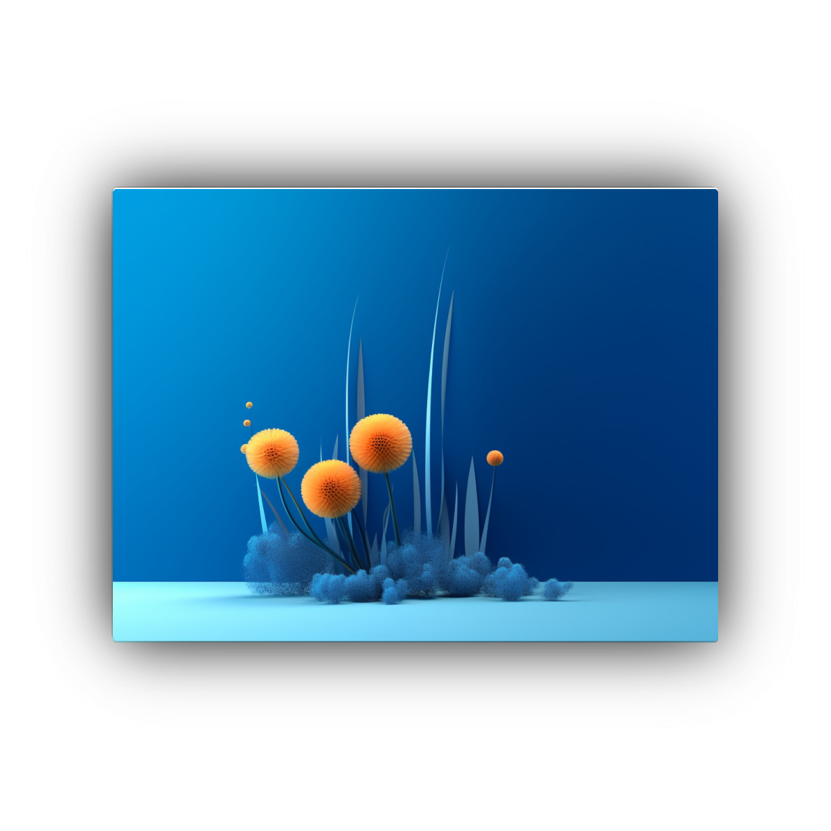 pintura-decorativa-en-estilo-3d-de-flores-sobre-fondo-azul