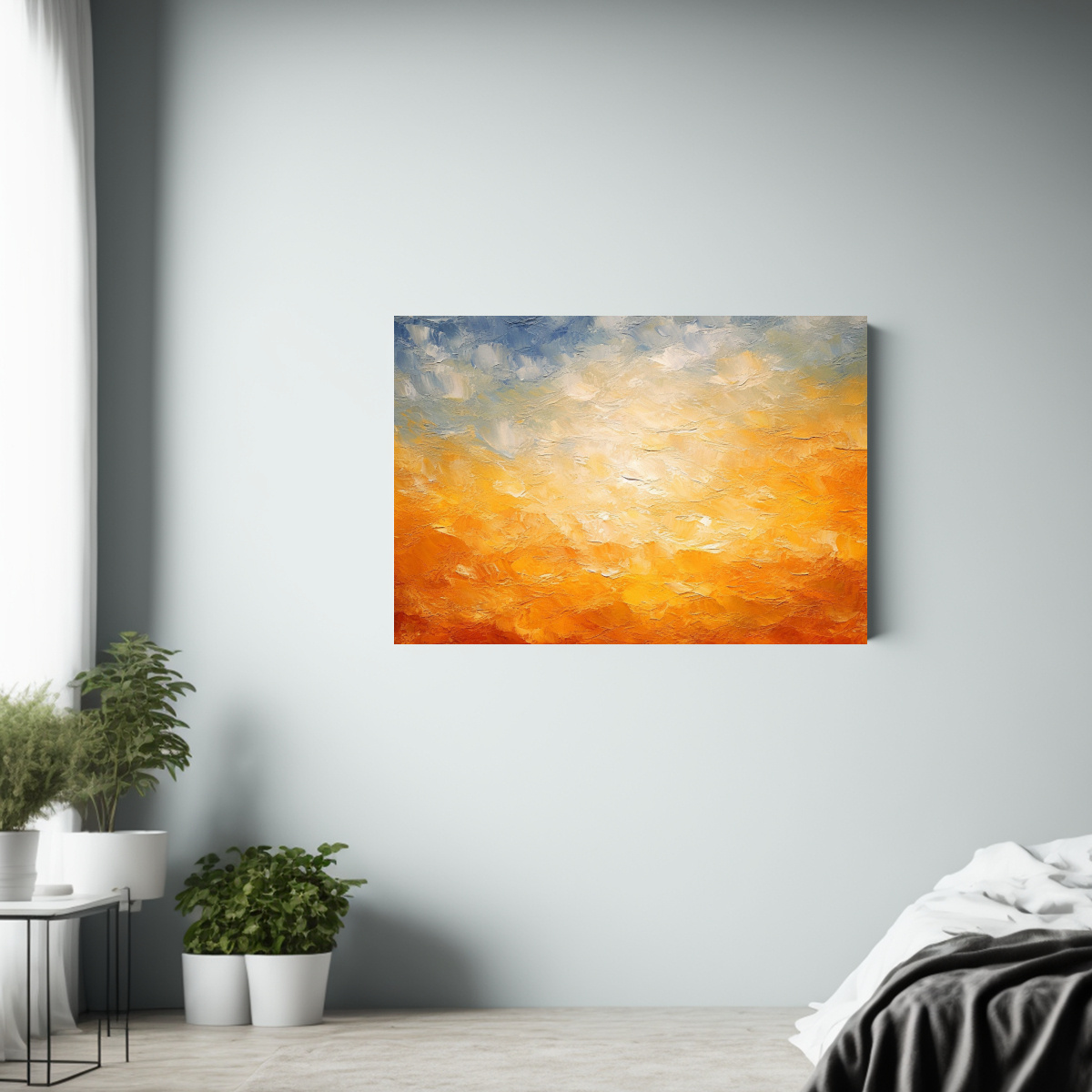 pintura-decorativa-moderna-naturaleza-viva-en-fondo-texturizado-naranja-y-amarillo-1