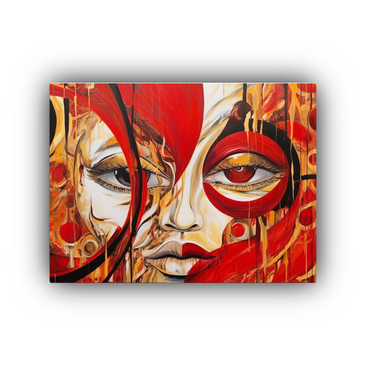 pintura-dorada-y-negra-con-blanco-expresi-n-en-sal-n-decoraci-n-nica