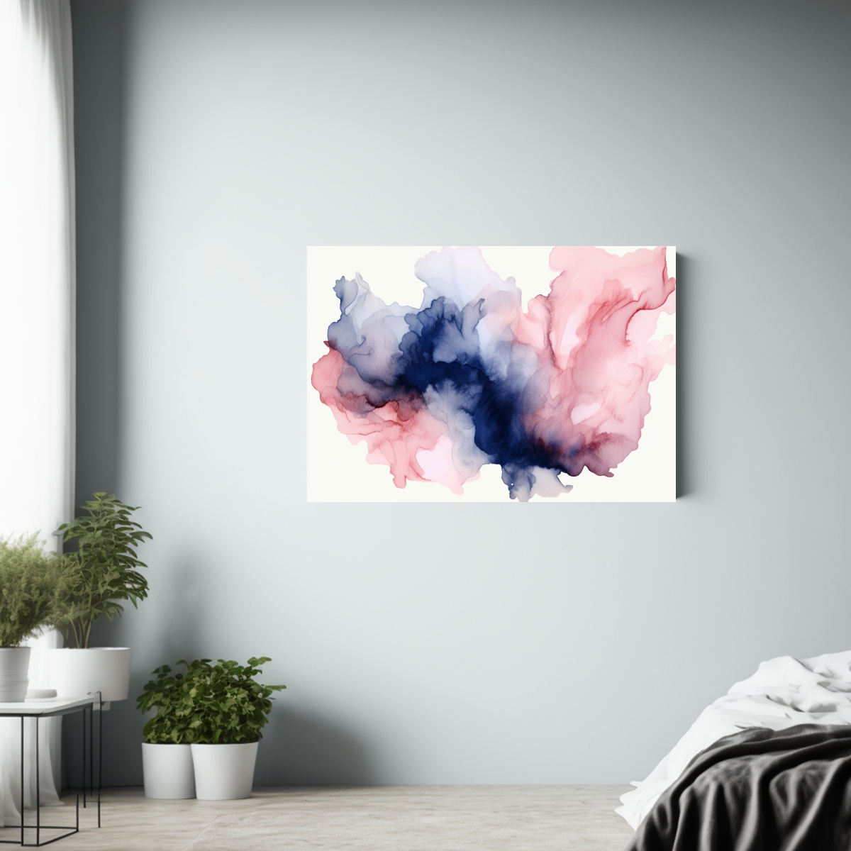 pintura-en-bastidor-decorativo-calma-acuarela-rosa-y-azul-sobre-blanco-1