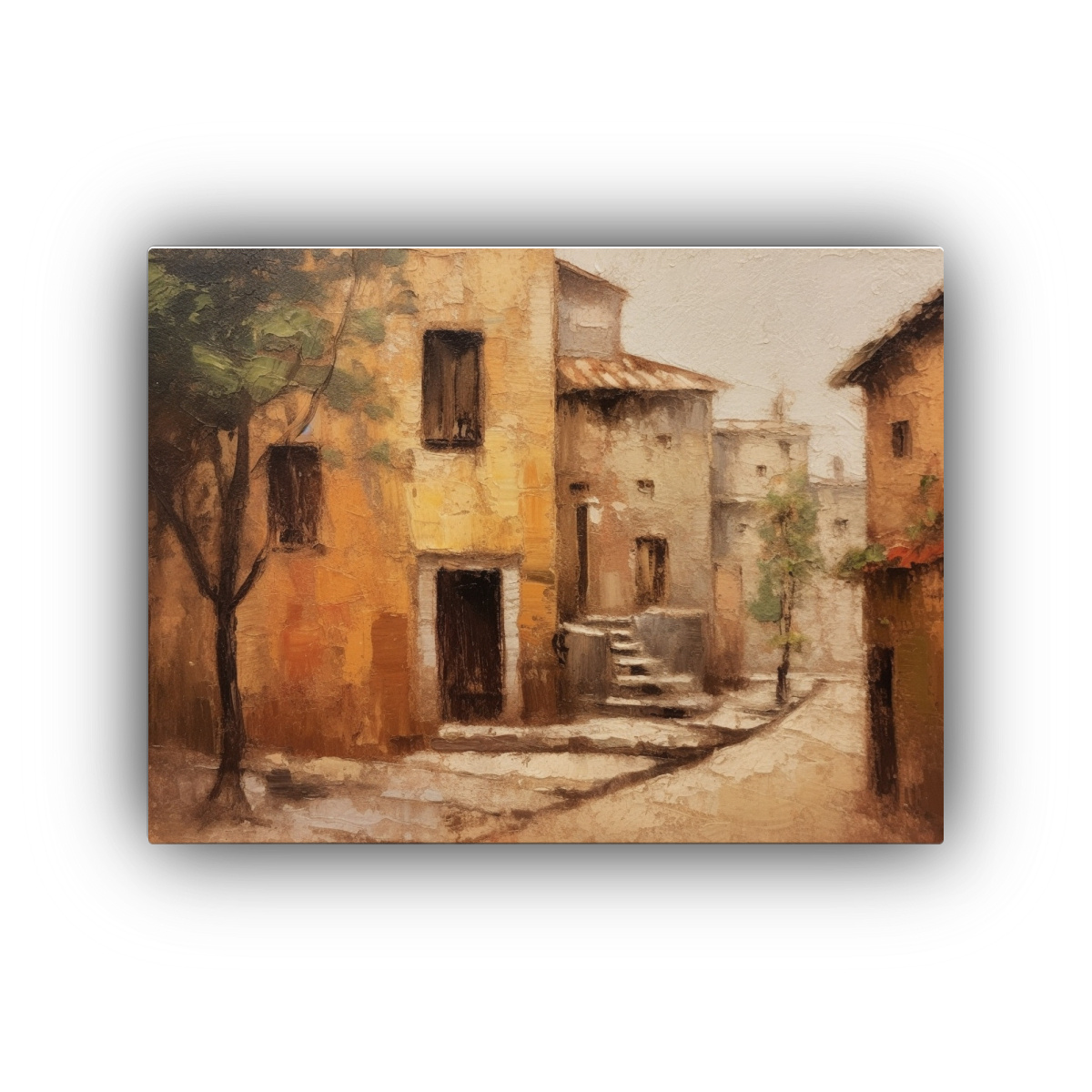 pintura-en-bastidor-exclusiva-vintage-barcelona-pinceladas-leo-tonos-suaves