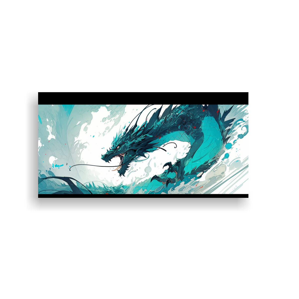 pintura-enigm-tica-de-drag-n-en-acuarelas-y-colores-turquesa-neonoir