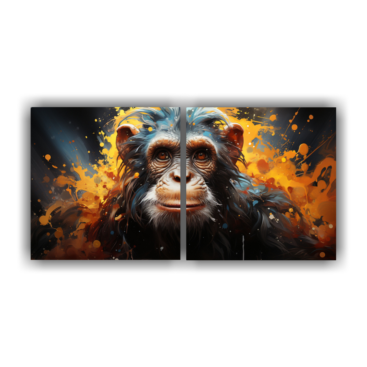 pintura-estilo-acuarela-de-mono-colorido-en-lienzo-moderno-21-poca-actual