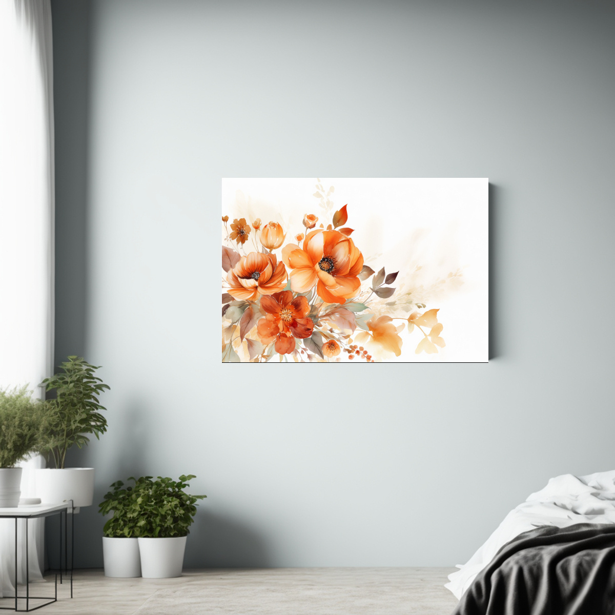 pintura-floral-acuarela-naranja-neutro-sobre-fondo-blanco-difuminado-1