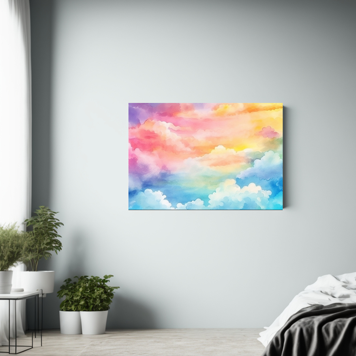 pintura-hermosa-arco-ris-cielo-brillante-acuarela-1