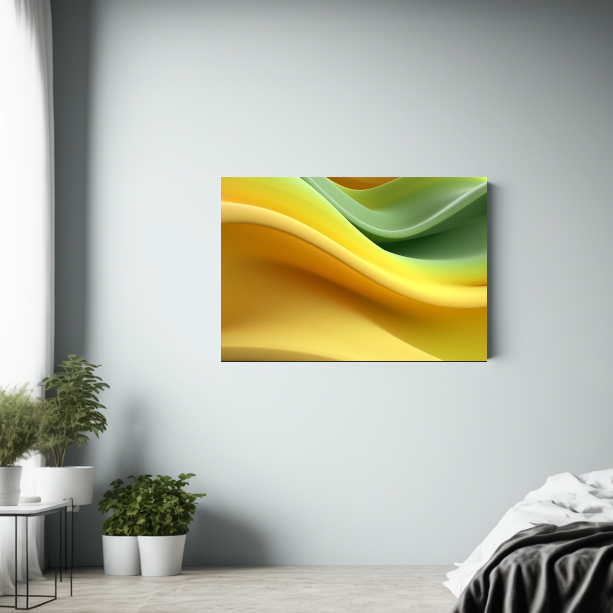 pintura-lienzo-abstracto-con-ondas-3d-en-prado-verdeamarillo-1