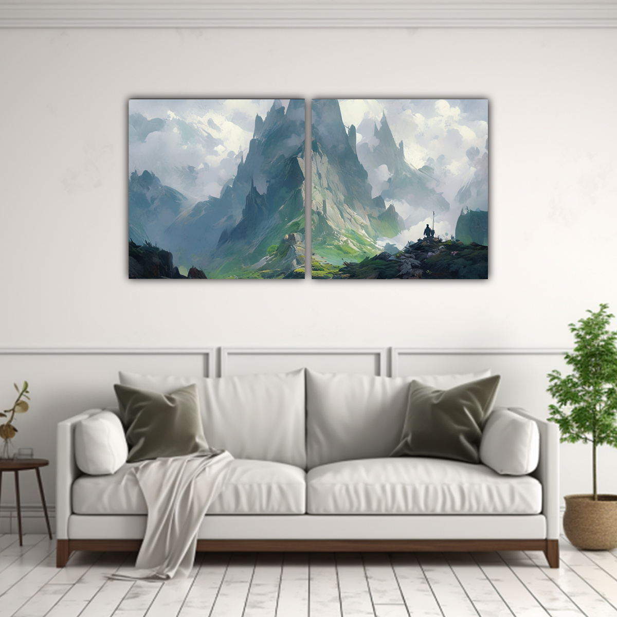 pintura-lienzo-composici-n-minimalista-monta-as-famosas-verde-1