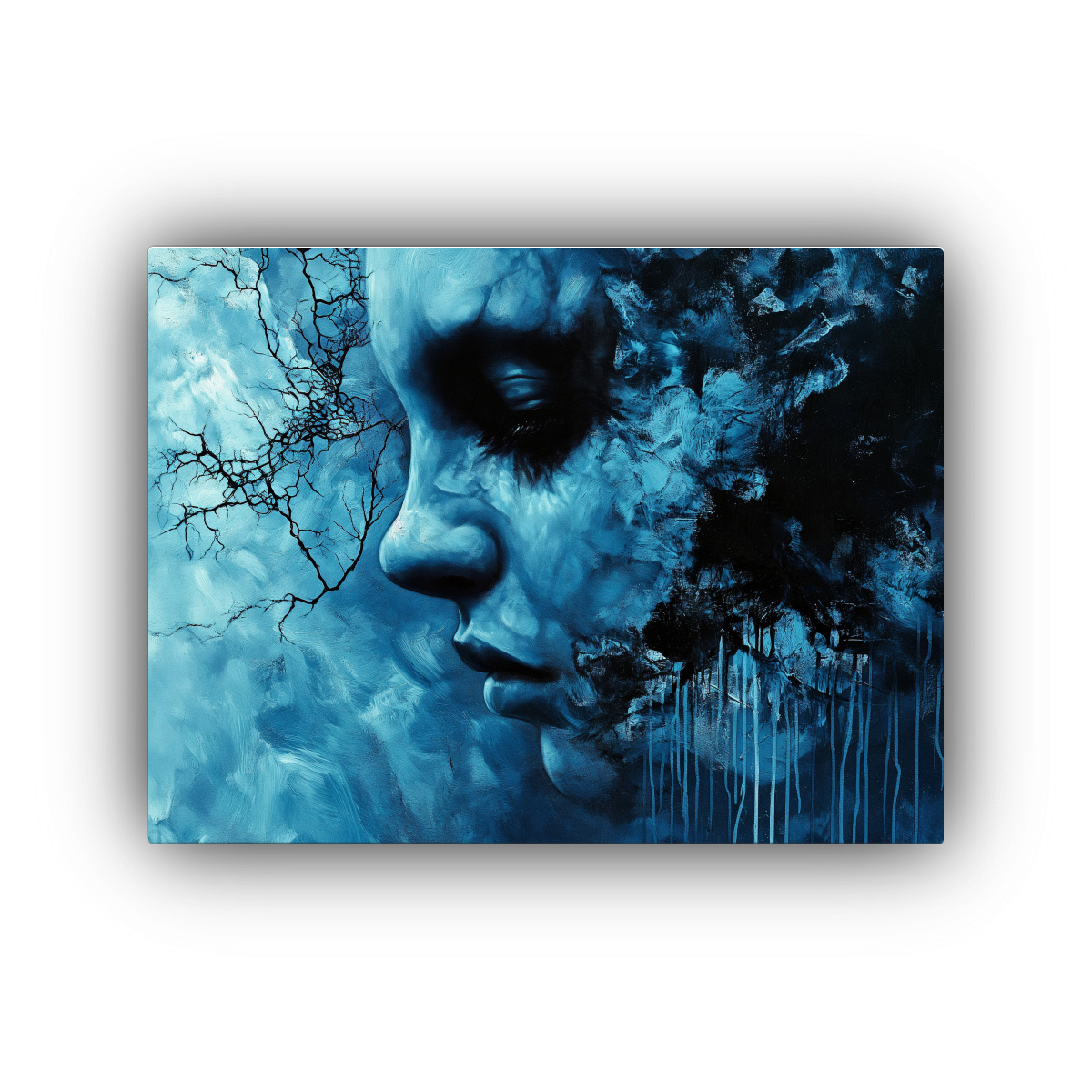 pintura-lienzo-moderna-fantas-a-surrealista-dram-tica-en-tonos-azules