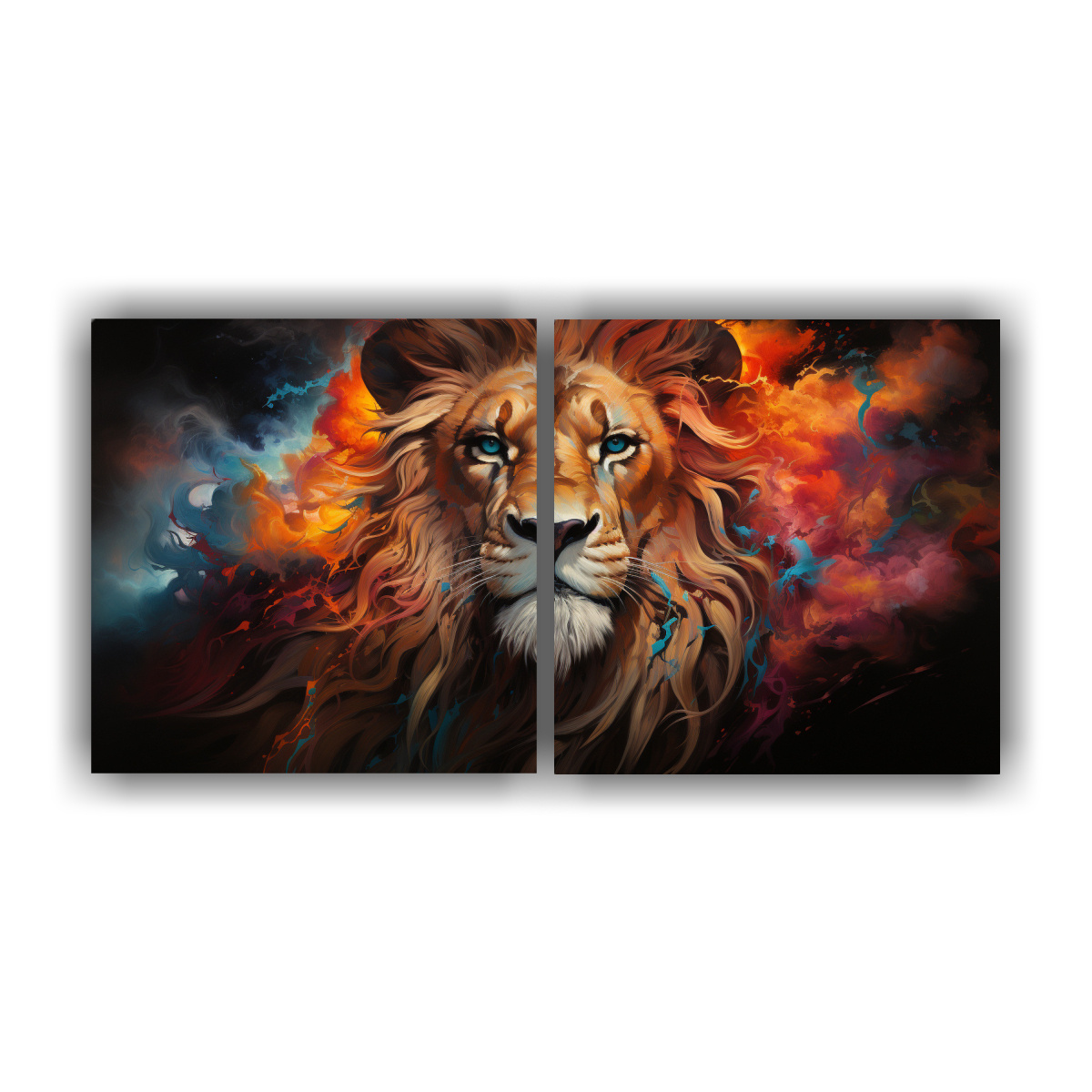 pintura-moderna-de-animales-legendarios-al-estilo-leo-en-estilo-colorido