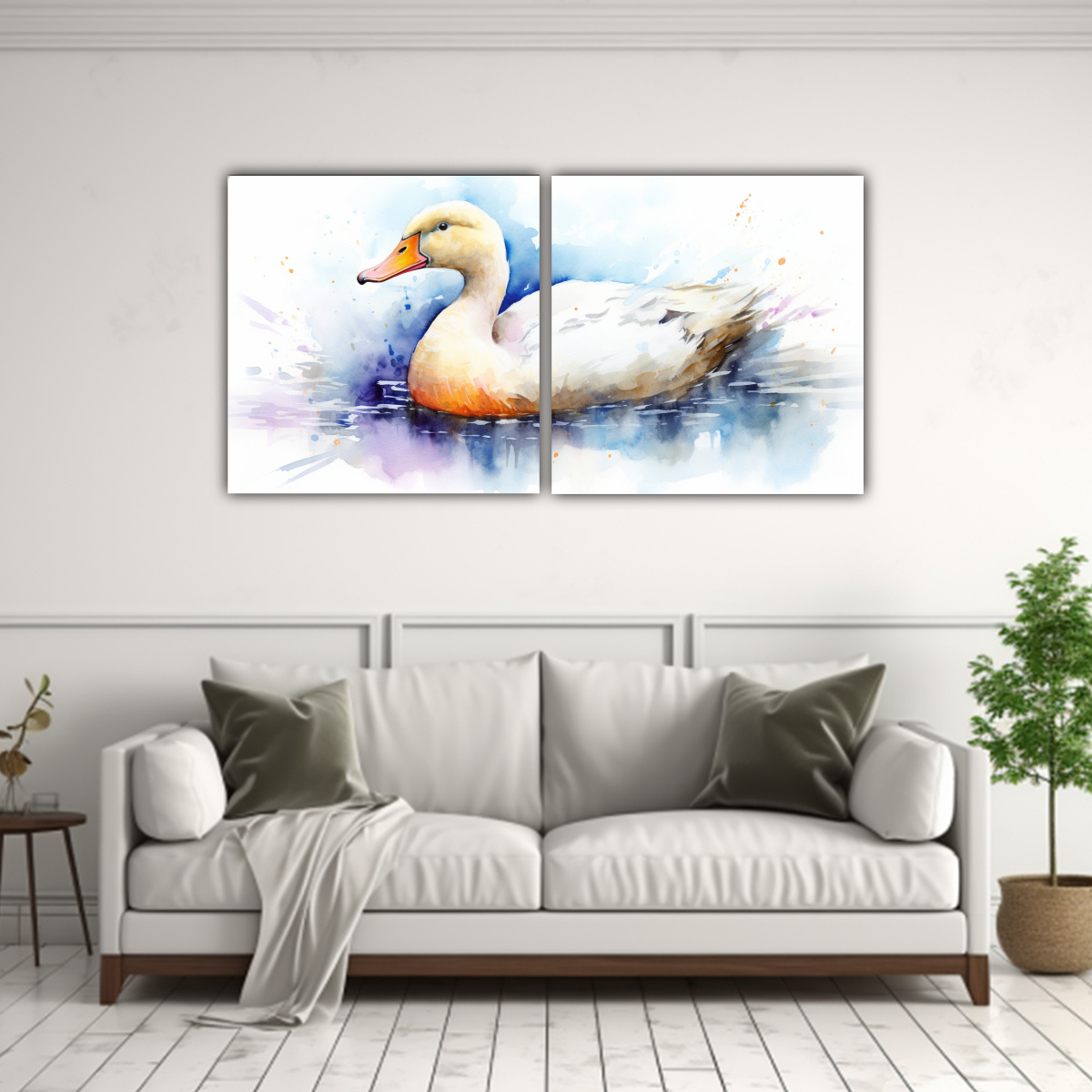 pintura-moderna-de-estilo-pop-art-con-gansos-coloridos-1