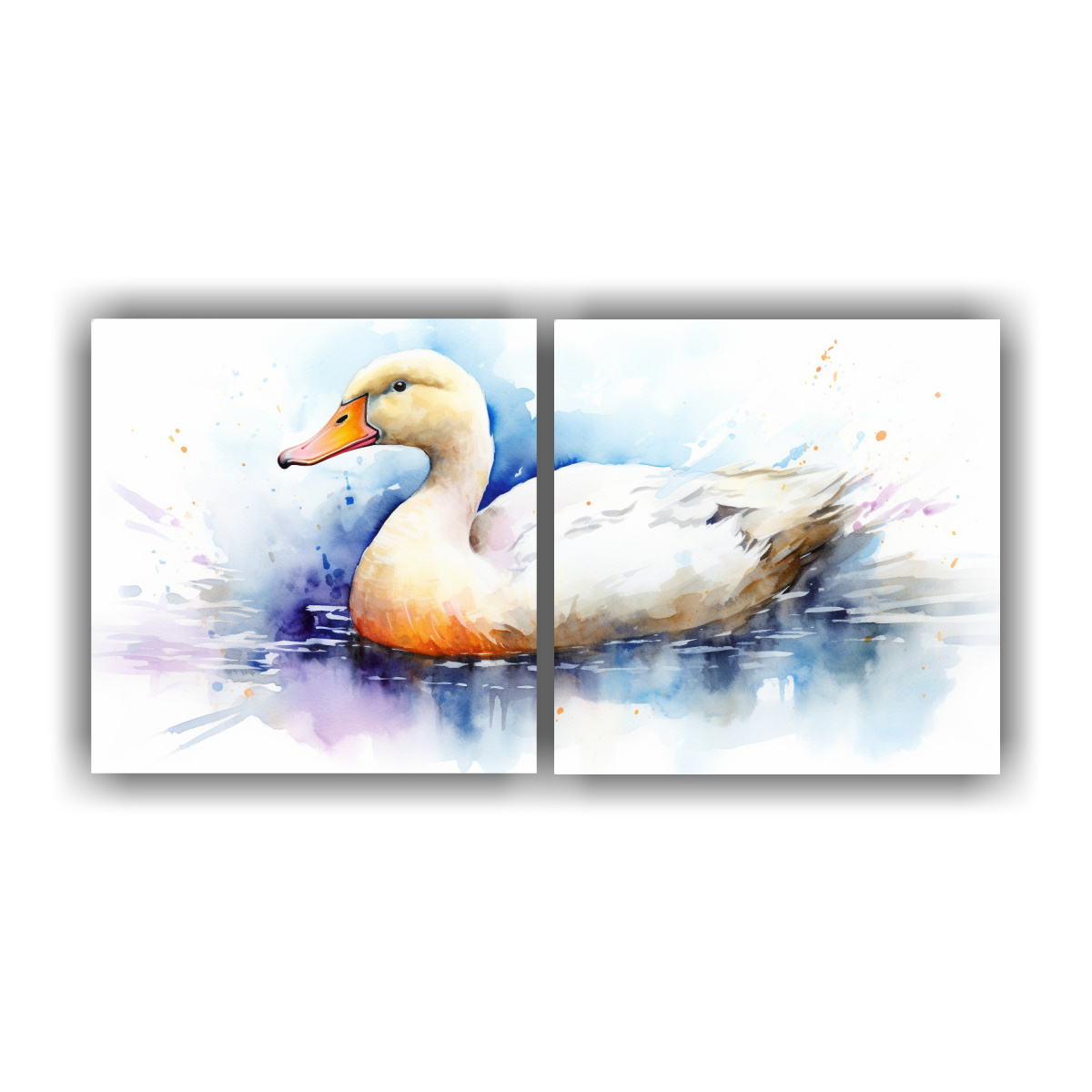 pintura-moderna-de-estilo-pop-art-con-gansos-coloridos