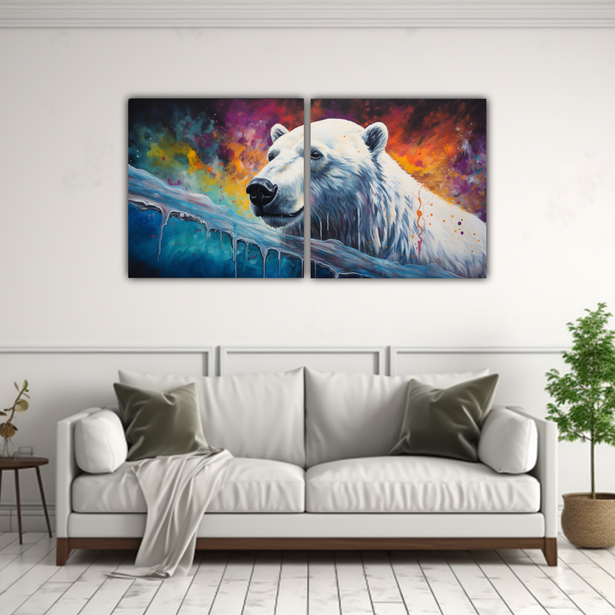 pintura-moderna-de-un-oso-polar-en-estilo-colorido-al-estilo-leo-1