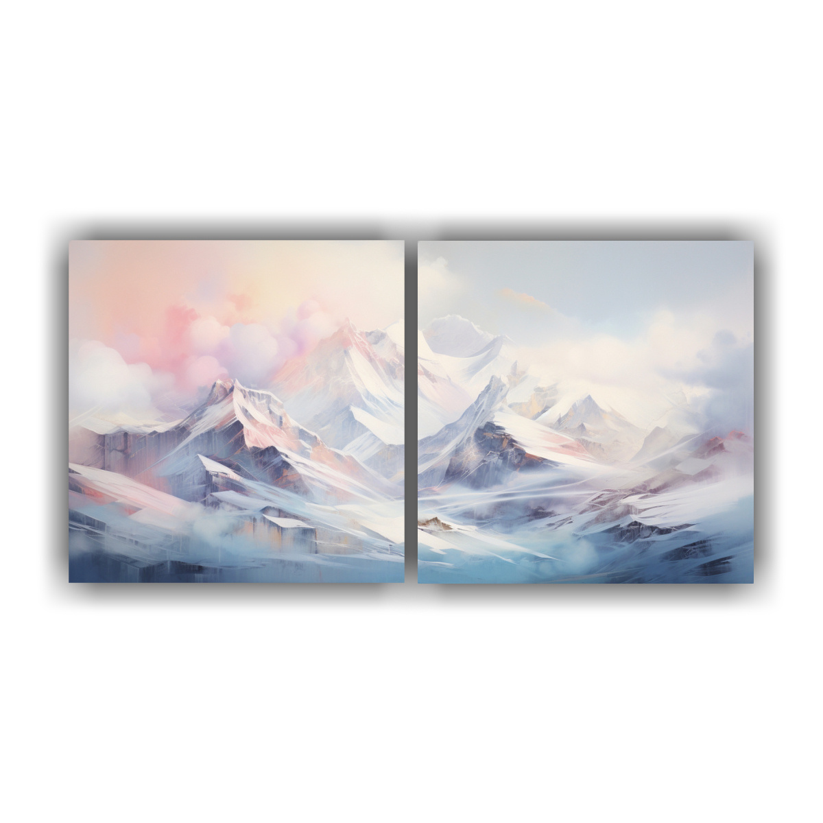 pintura-mural-abstracta-de-monta-as-nevadas-con-colores-pastel