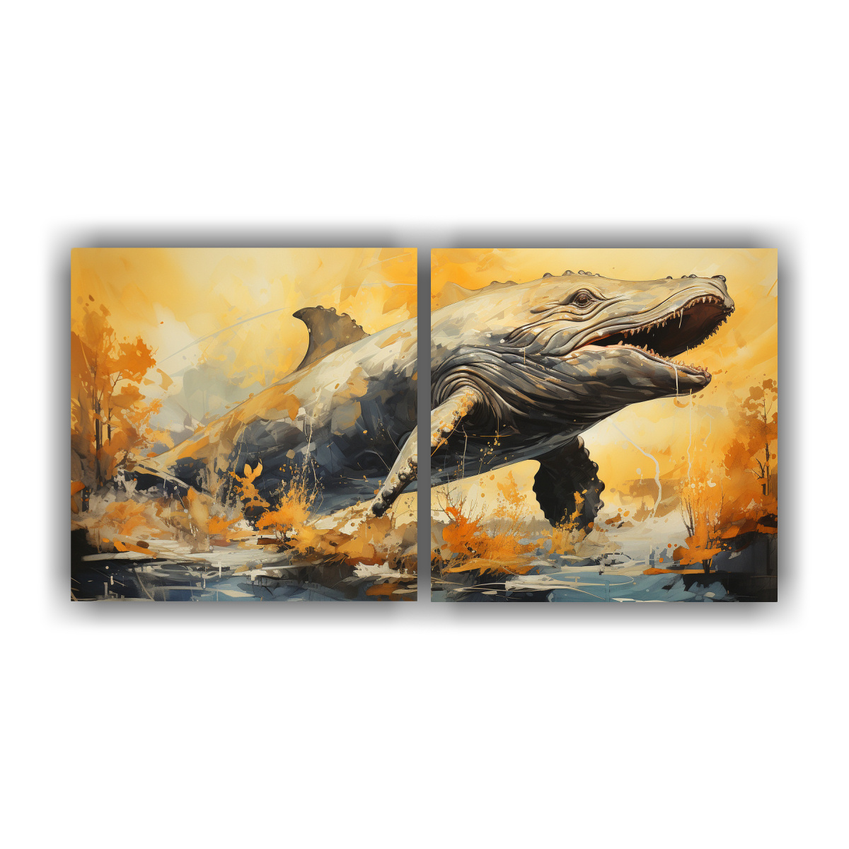 pintura-neo-pop-de-ballena-gris-en-colores-marr-n-y-dorado-con-tema-cultural-