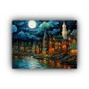pintura-nocturna-de-ciudad-costera-en-playa-cuadro-decorativo-