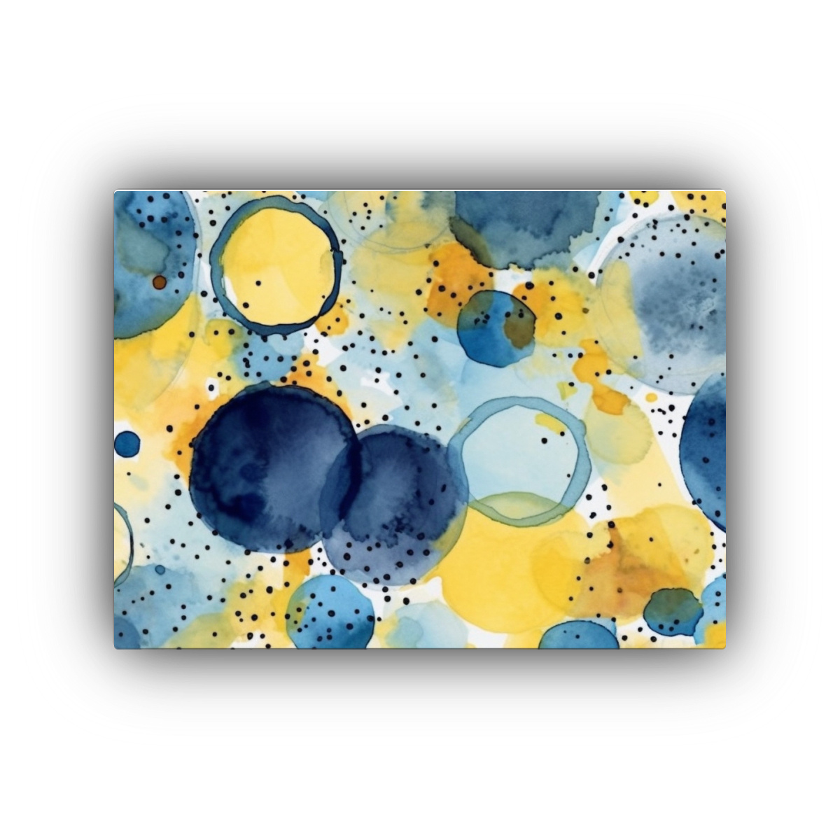 pintura-tela-canvas-escena-acuarela-y-tinta-estilo-preescolar-azul-y-amarillo