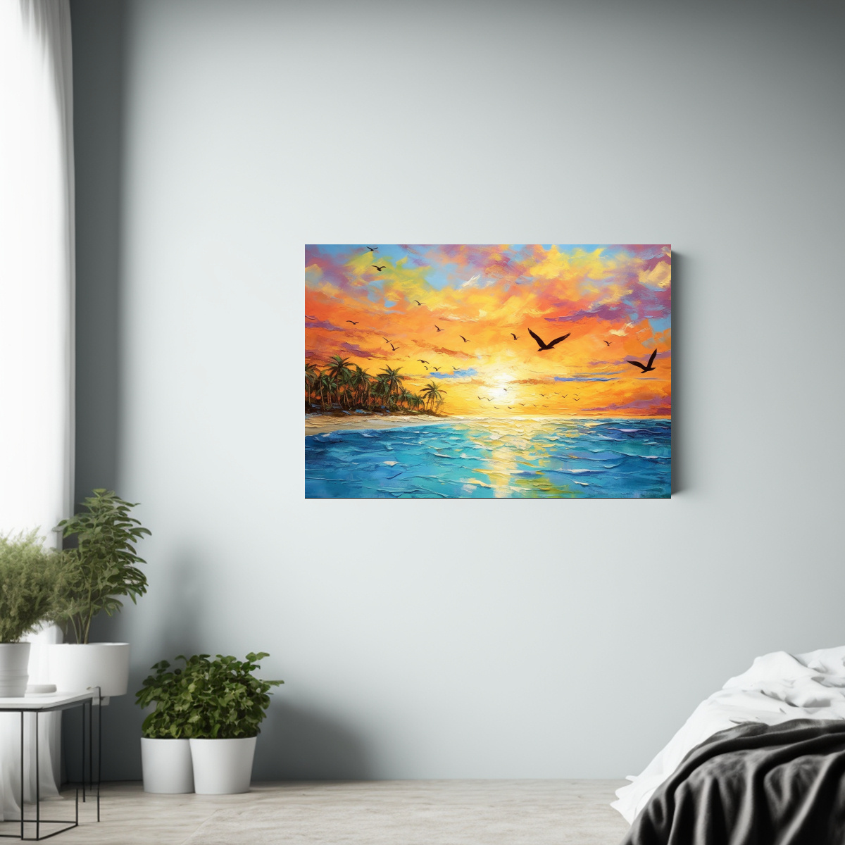 pintura-tela-fantas-a-cielo-arco-ris-tropical-1-1