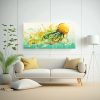 pintura-vanguardia-cl-sica-medusa-en-colores-pastel-y-chartreuse-1