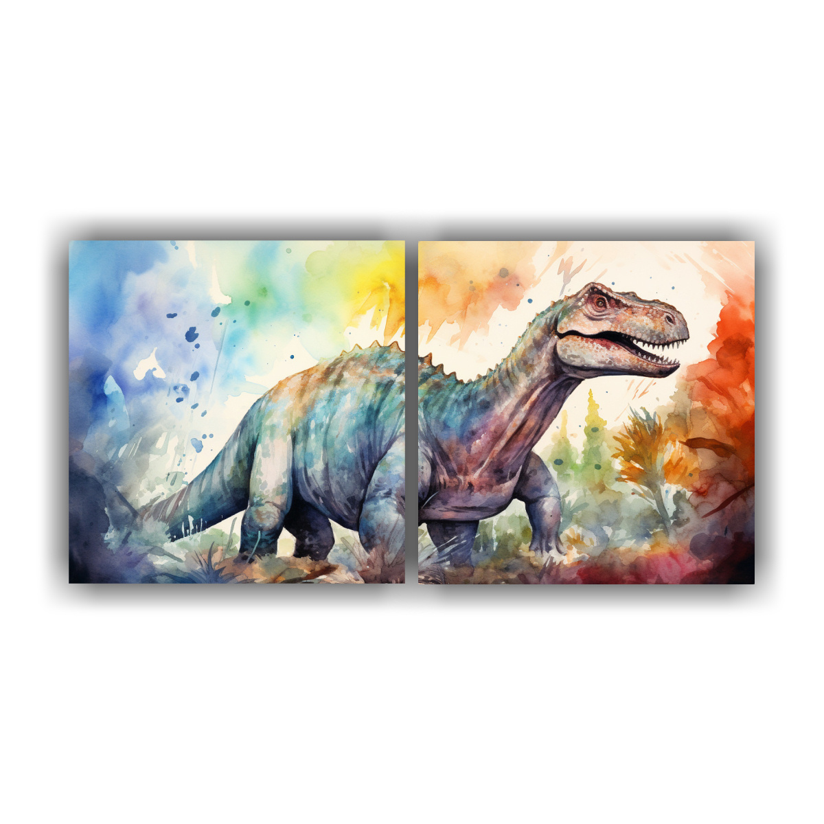 pinturas-abstractas-coloridas-estilo-acuarelas-iguanodon-vibrante-2