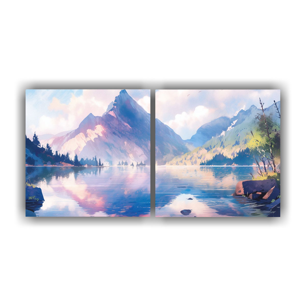 pinturas-abstractas-de-colores-con-acuarelas-de-lagos-y-monta-as