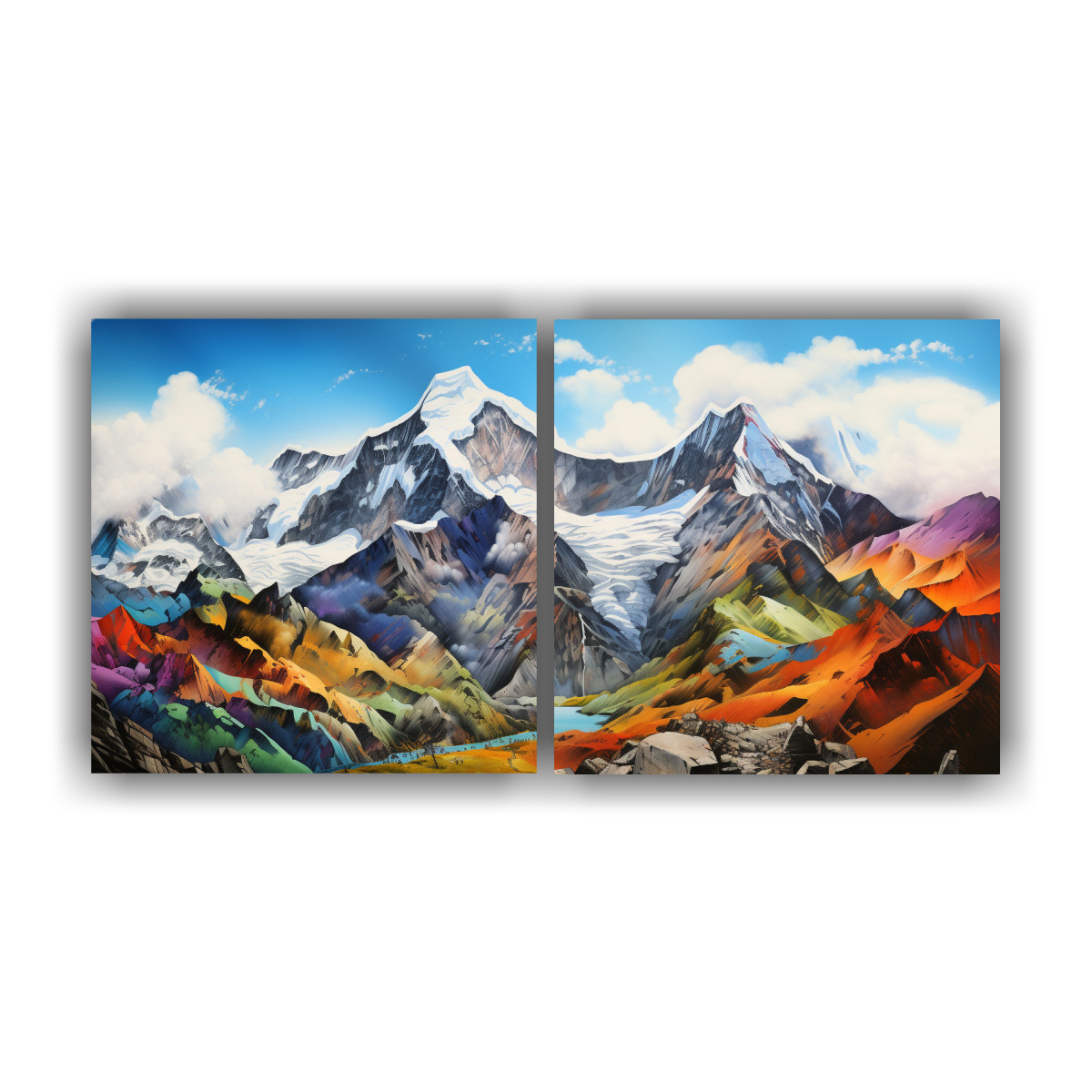 pinturas-abstractas-de-famosas-cumbres-y-cordilleras-en-dos-lienzos-horizontales
