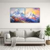 pinturas-abstractas-de-monta-as-nevadas-con-arco-ris-y-colores-naranja-1