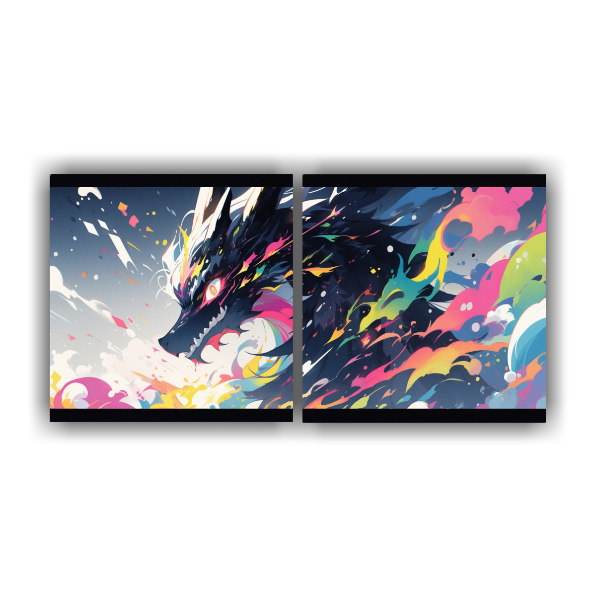 pinturas-abstractas-drag-n-en-arco-ris-y-negro-ambiente-neonoir