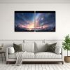 pinturas-abstractas-equilibrio-visual-cielo-noche-con-arco-ris-y-colores-blancos-1