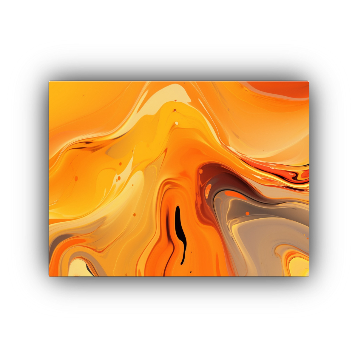 pinturas-abstractas-minimalistas-en-lienzo-con-fondo-naranja-fluido-y-l-neas-suaves