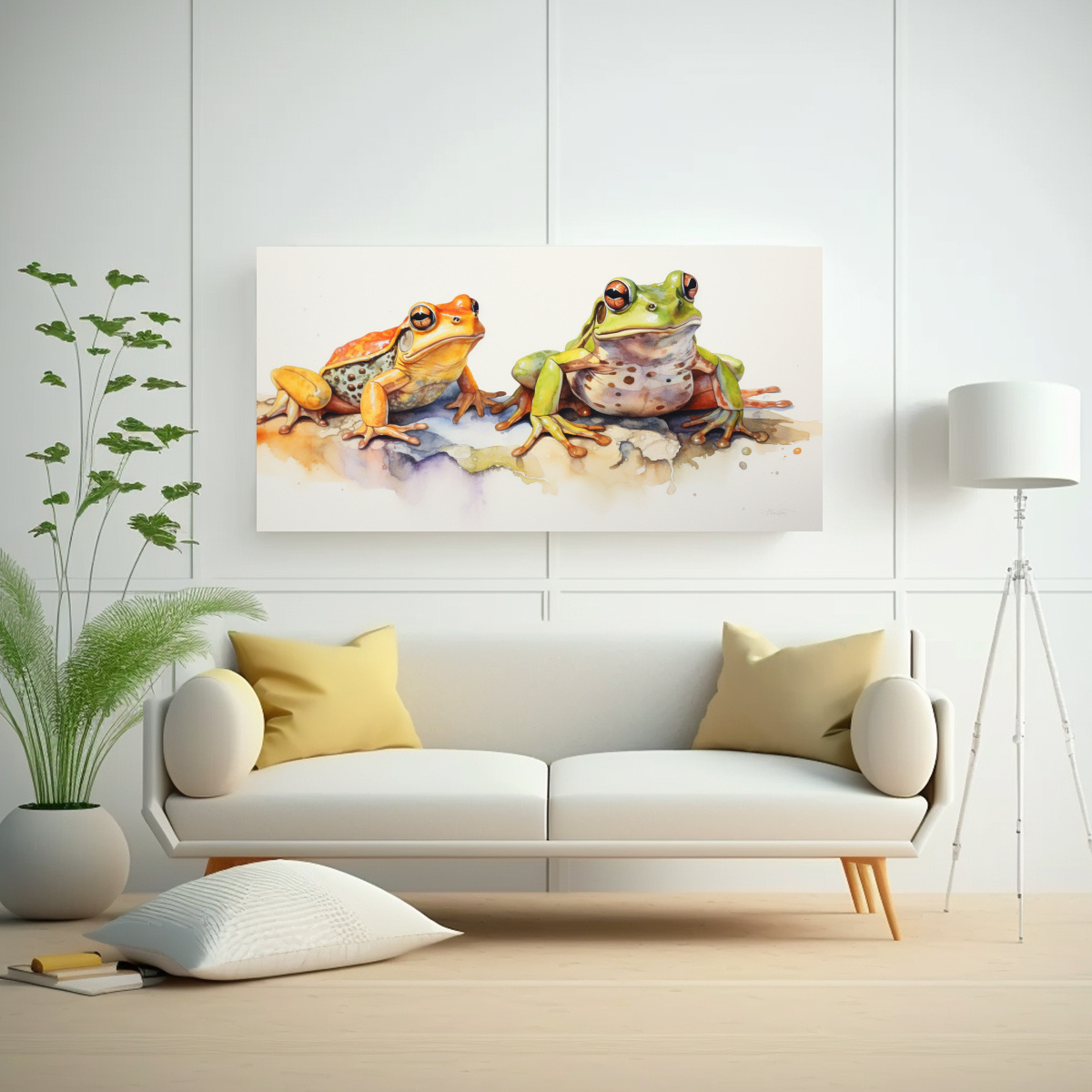 pinturas-acuarela-coloridas-tema-ranas-y-sapos-para-decoraci-n-hogar-1