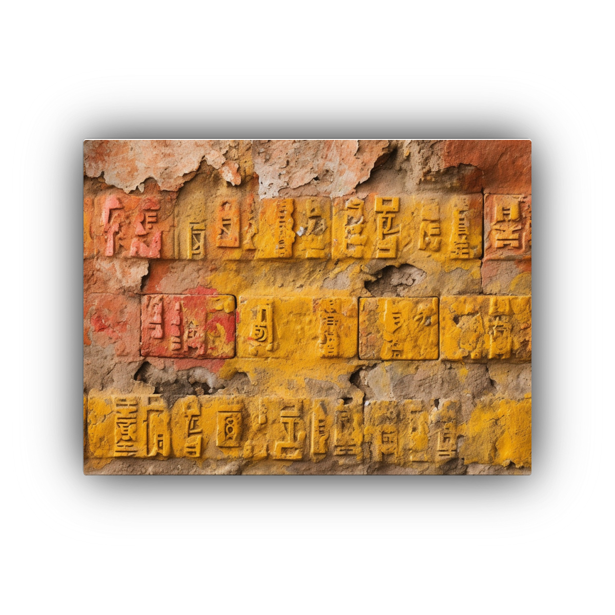 pinturas-de-decoraci-n-abstracta-estilo-chino-en-pared-de-piedra