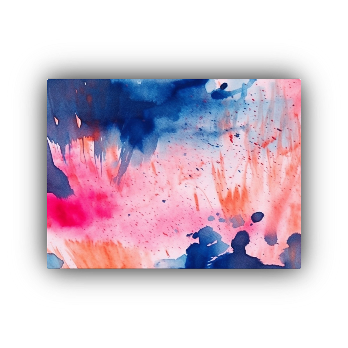 pinturas-de-decoraci-n-abstractas-de-acuarela-con-color-azul-oscuro-y-naranja