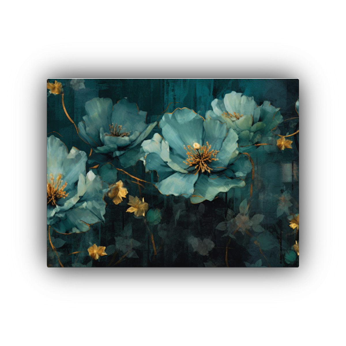 pinturas-de-decoraci-n-de-arte-callejero-en-tonos-oscuros-con-flores-azules-sutiles