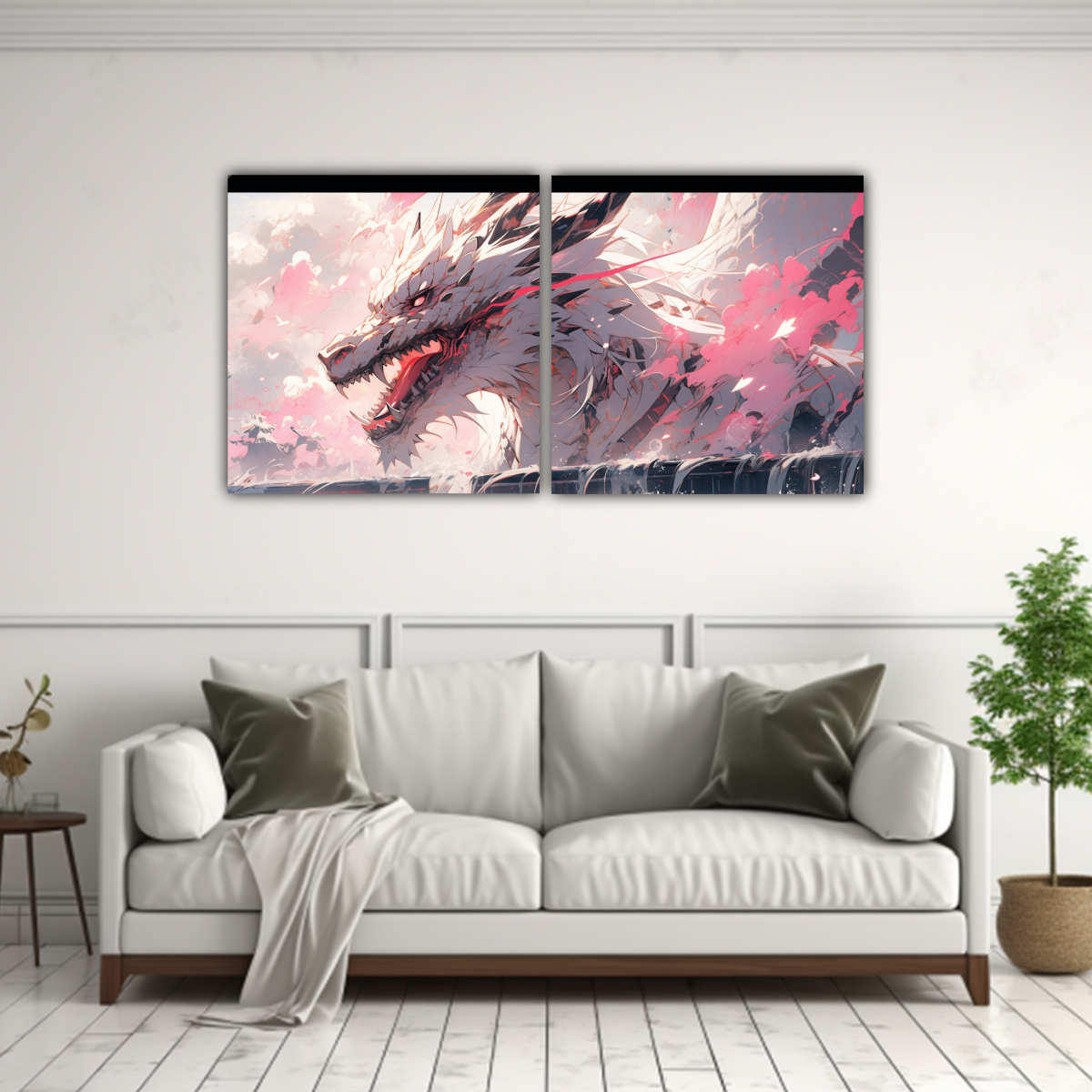 pinturas-de-decoraci-n-en-bastidor-drag-n-blanco-y-rosa-en-ambiente-neonoir-1