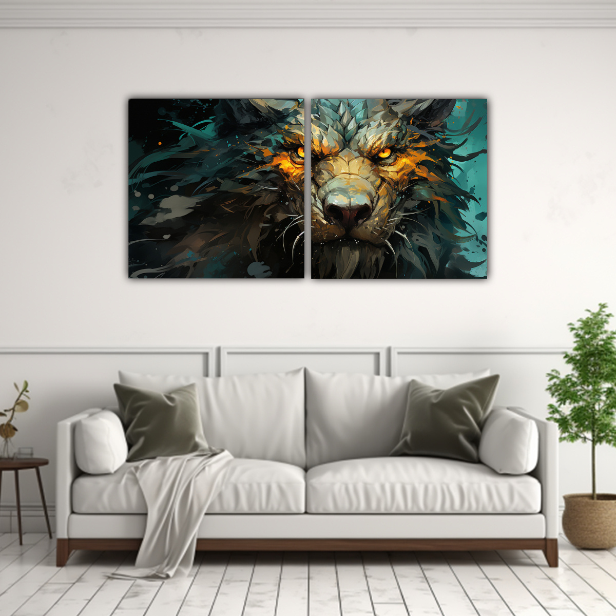 pinturas-de-decoraci-n-en-estilo-galer-a-drag-n-amarillo-y-verde-en-atm-sfera-neonoir-1-1