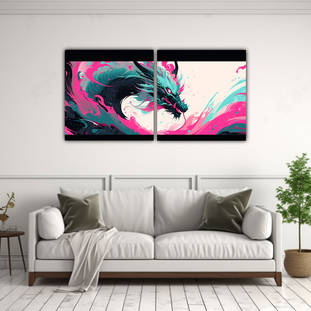 pinturas-de-pared-drag-n-en-turquesa-y-rosa-con-atmosfera-neonoir-1
