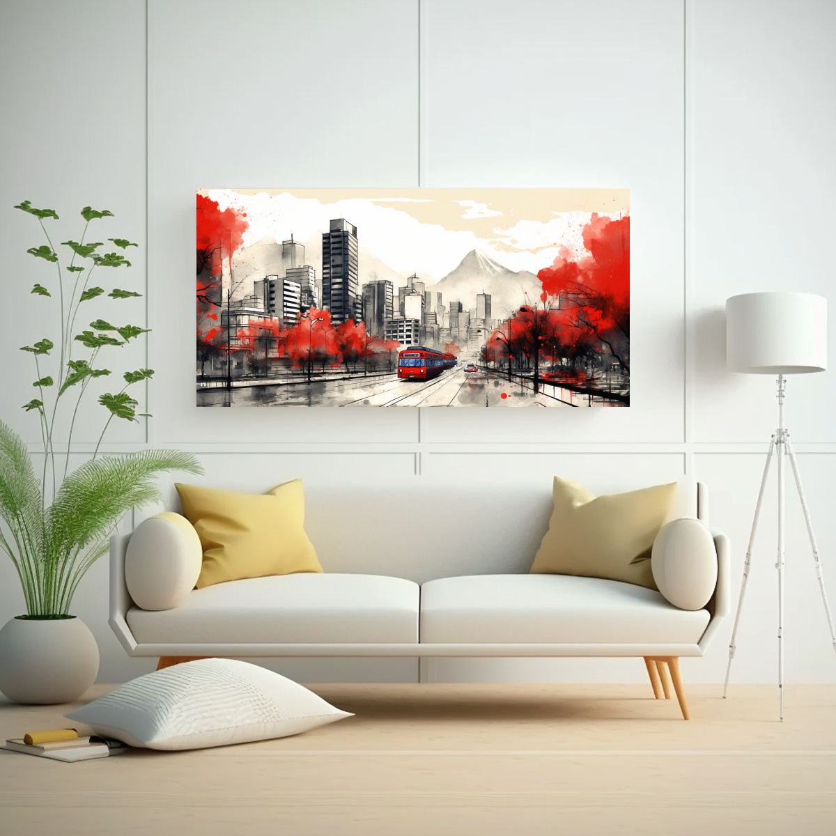 pinturas-de-pared-santiago-en-chile-en-acuarela-y-rojo-1