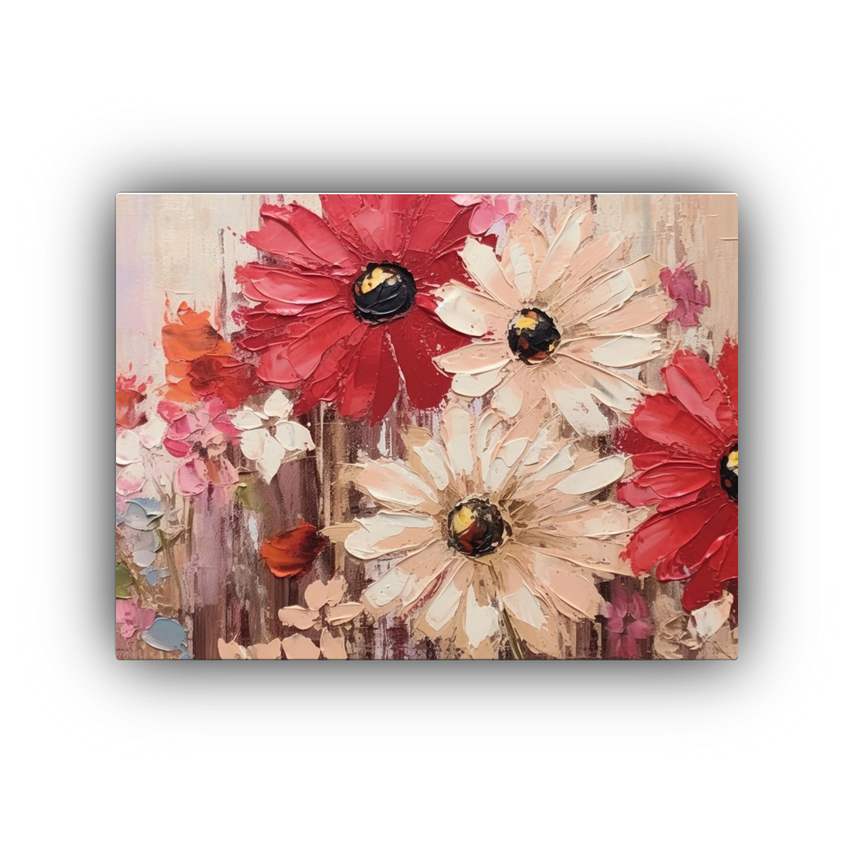 pinturas-decorativas-abstractas-con-pinceladas-caprichosas-de-gerberas-rojas-sobre-fondo-bohemio-