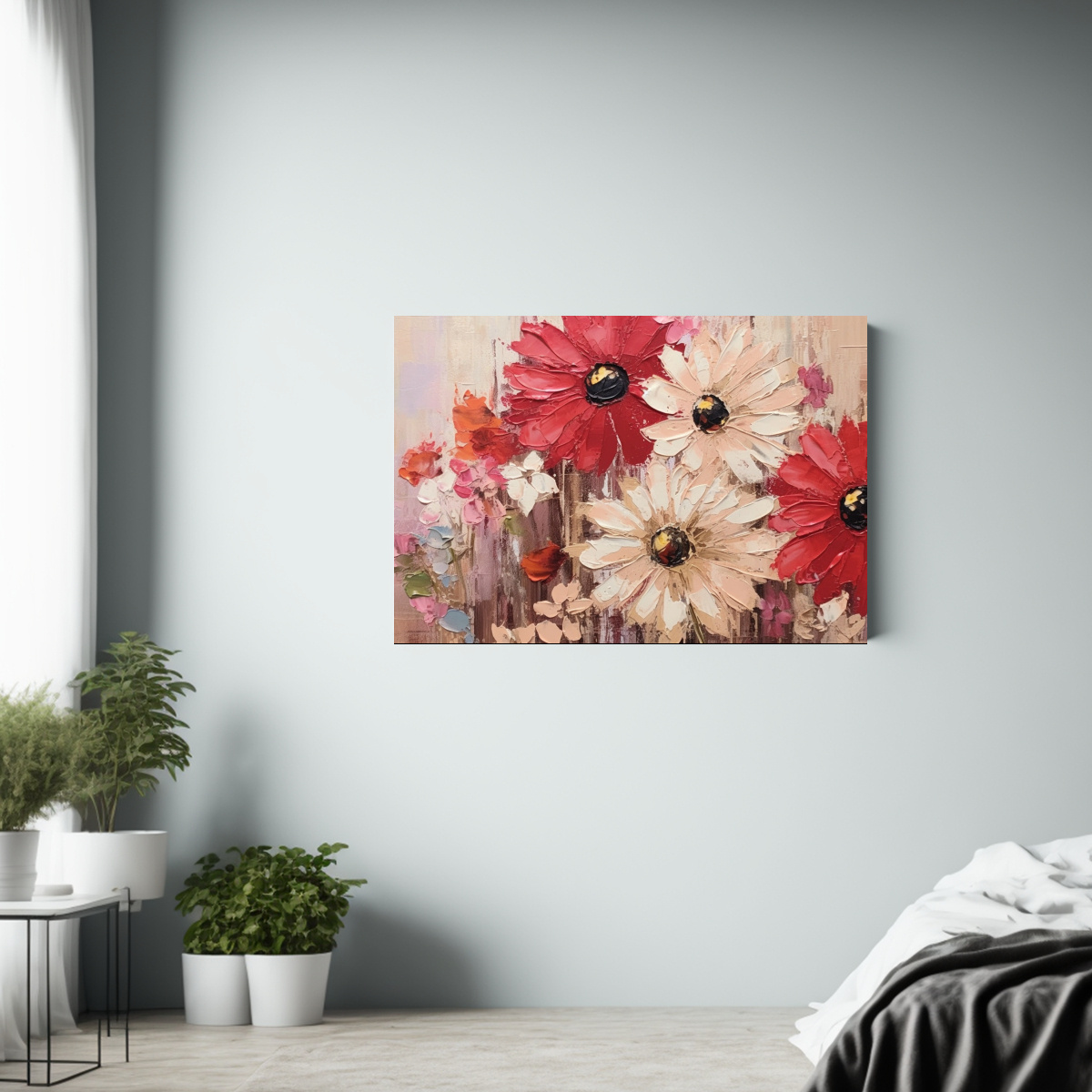pinturas-decorativas-abstractas-con-pinceladas-caprichosas-de-gerberas-rojas-sobre-fondo-bohemio-1-1