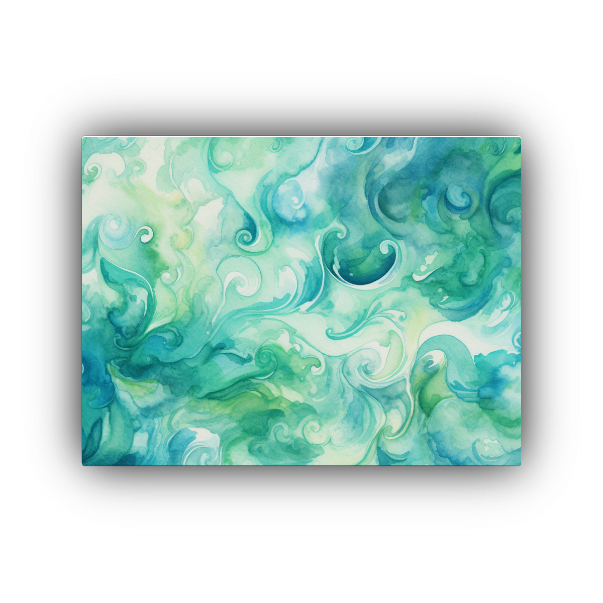 pinturas-decorativas-acuarela-azul-verde-remolinos-vibrantes