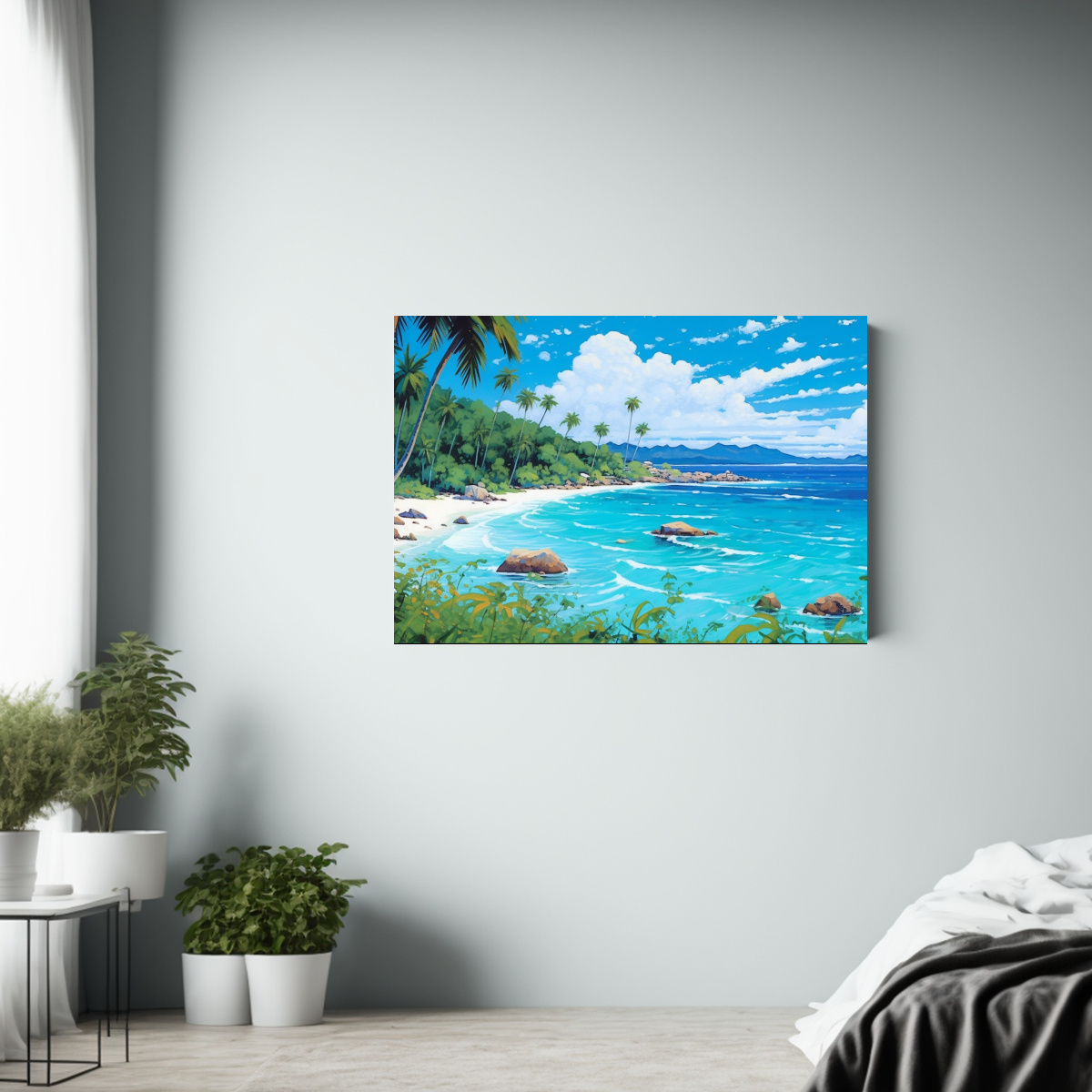 pinturas-decorativas-arte-natural-en-una-playa-blanca-isle-a-con-palmeras-y-agua-azul-1-1