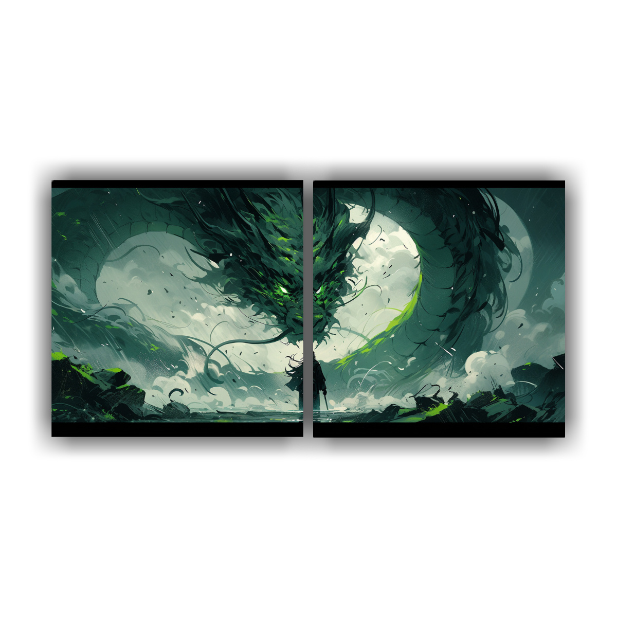 pinturas-decorativas-con-drag-n-en-verde-y-negro-atm-sfera-neonoir