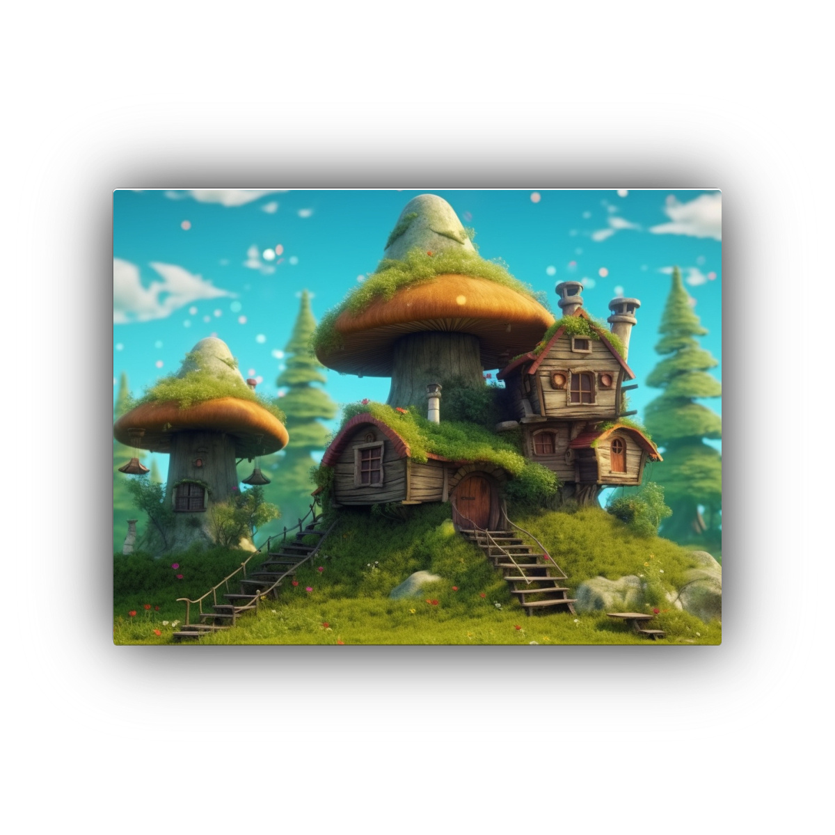 pinturas-decorativas-de-abstracci-n-visual-con-casa-de-setas