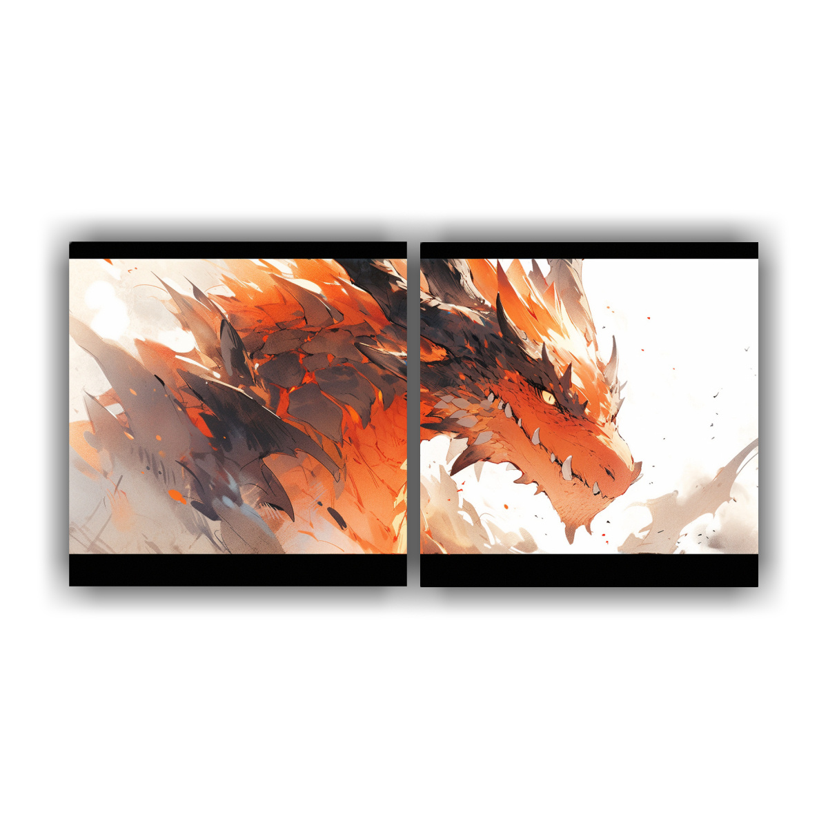 pinturas-decorativas-de-drag-n-acu-tico-en-acuarelas-y-colores-naranjas-