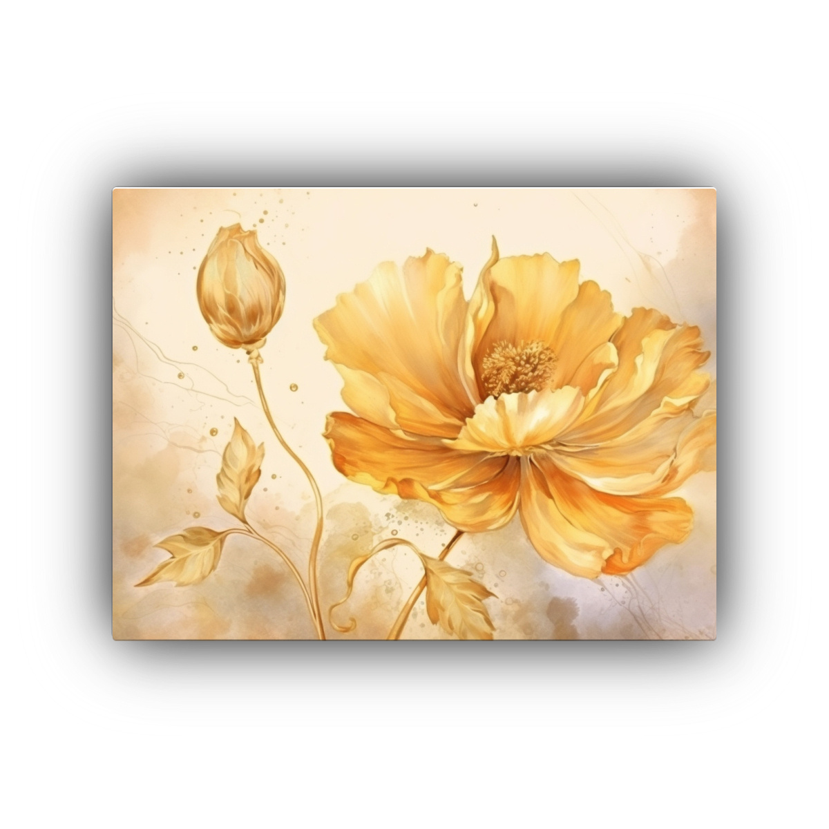 pinturas-decorativas-de-flores-de-lujo-en-acuarela-con-textura-dorada