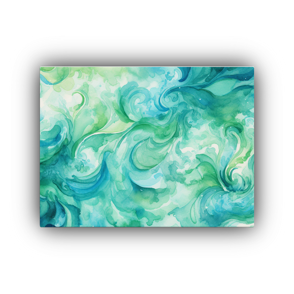 pinturas-decorativas-de-remolinos-azul-verde-acuarela