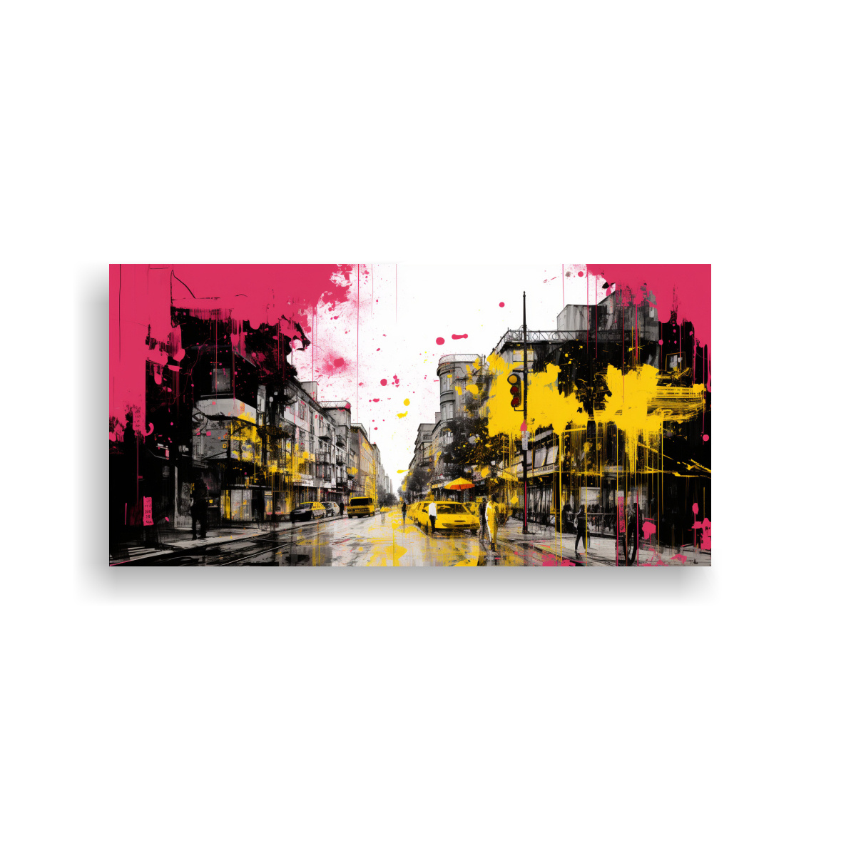 pinturas-decorativas-en-lienzo-de-santiago-en-chile-en-colores-amarillo-y-rosa-neo