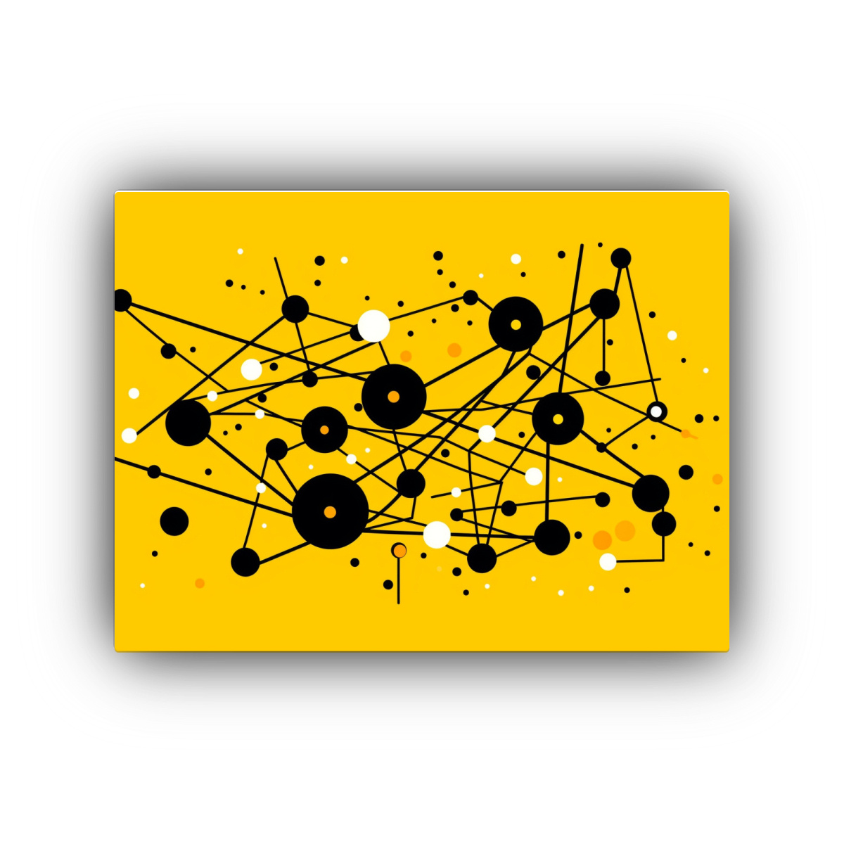 pinturas-decorativas-en-negro-y-amarillo-para-base-de-datos-de-logotipos
